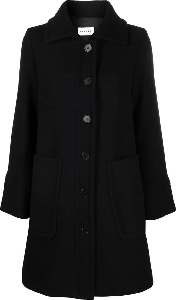Lanna single-breasted coat