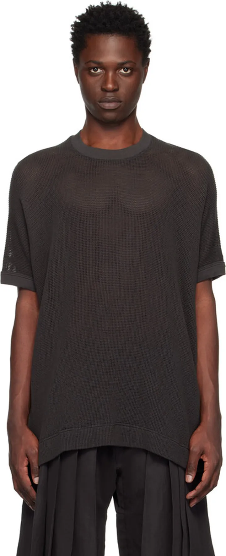 Jan-Jan Van Essche Black O-Project T-Shirt