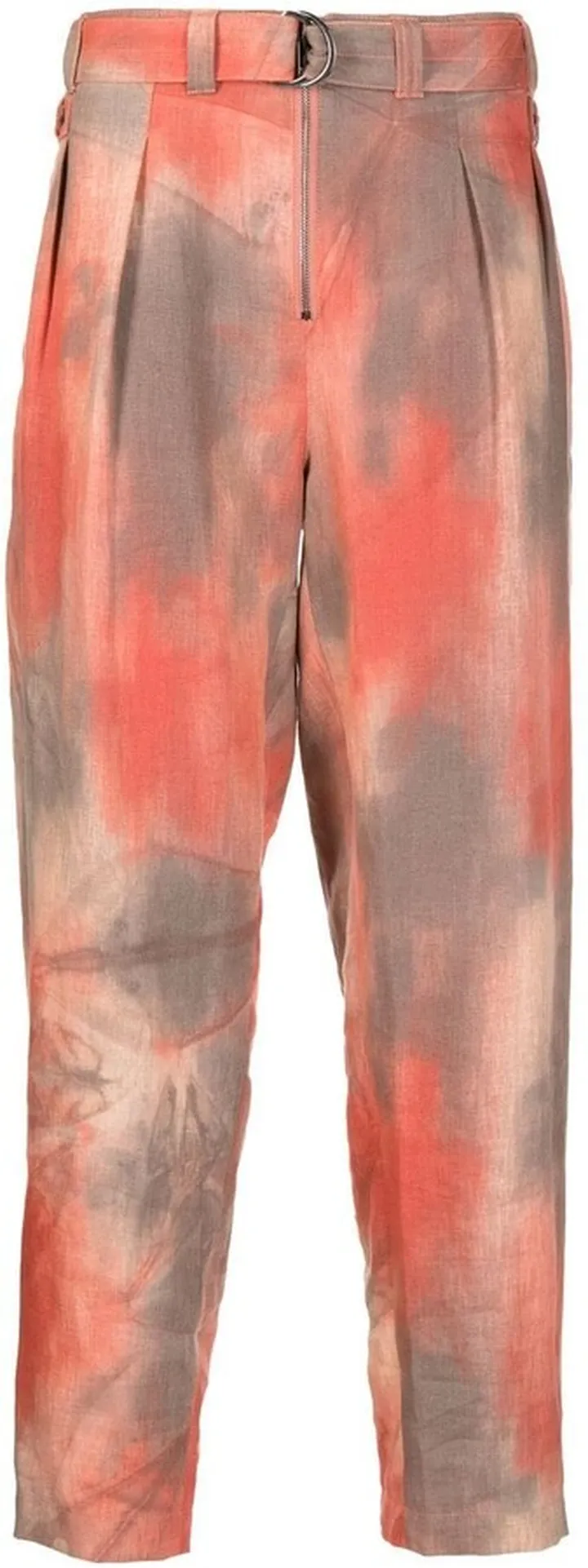 Tie-Dye Straight-Leg Trousers
