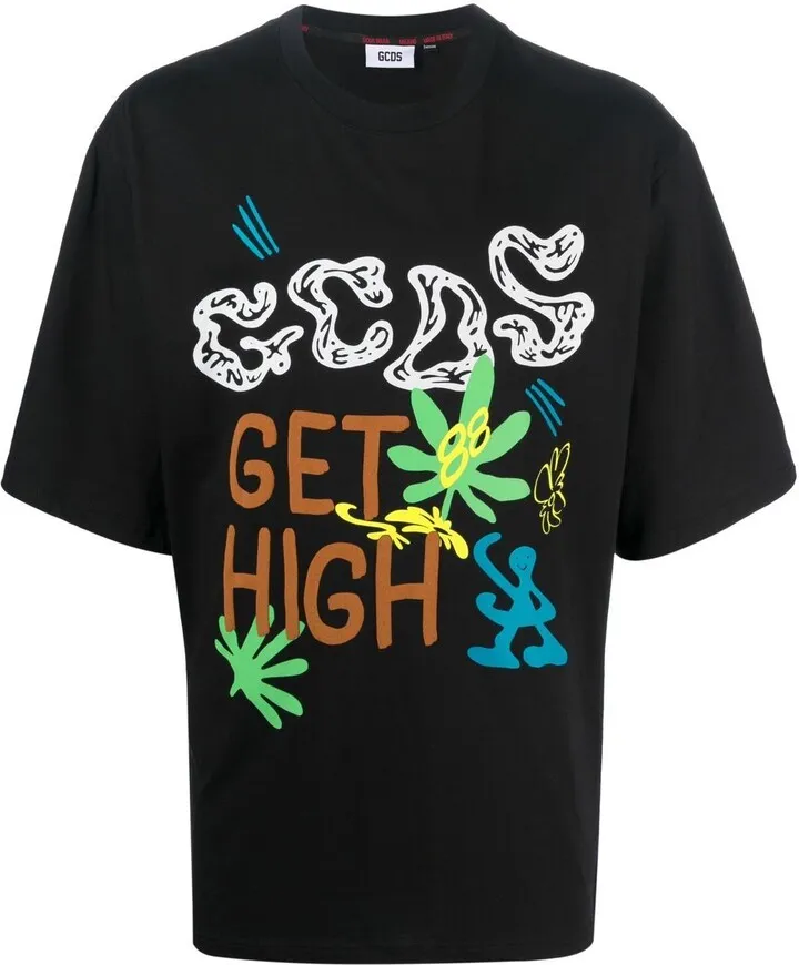 logo-print short-sleeve T-shirt