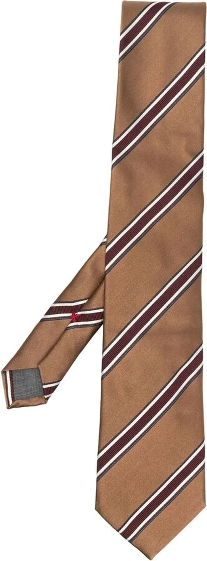 Satin Stripe-Print Tie