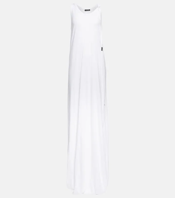 Fernande flared cotton gown