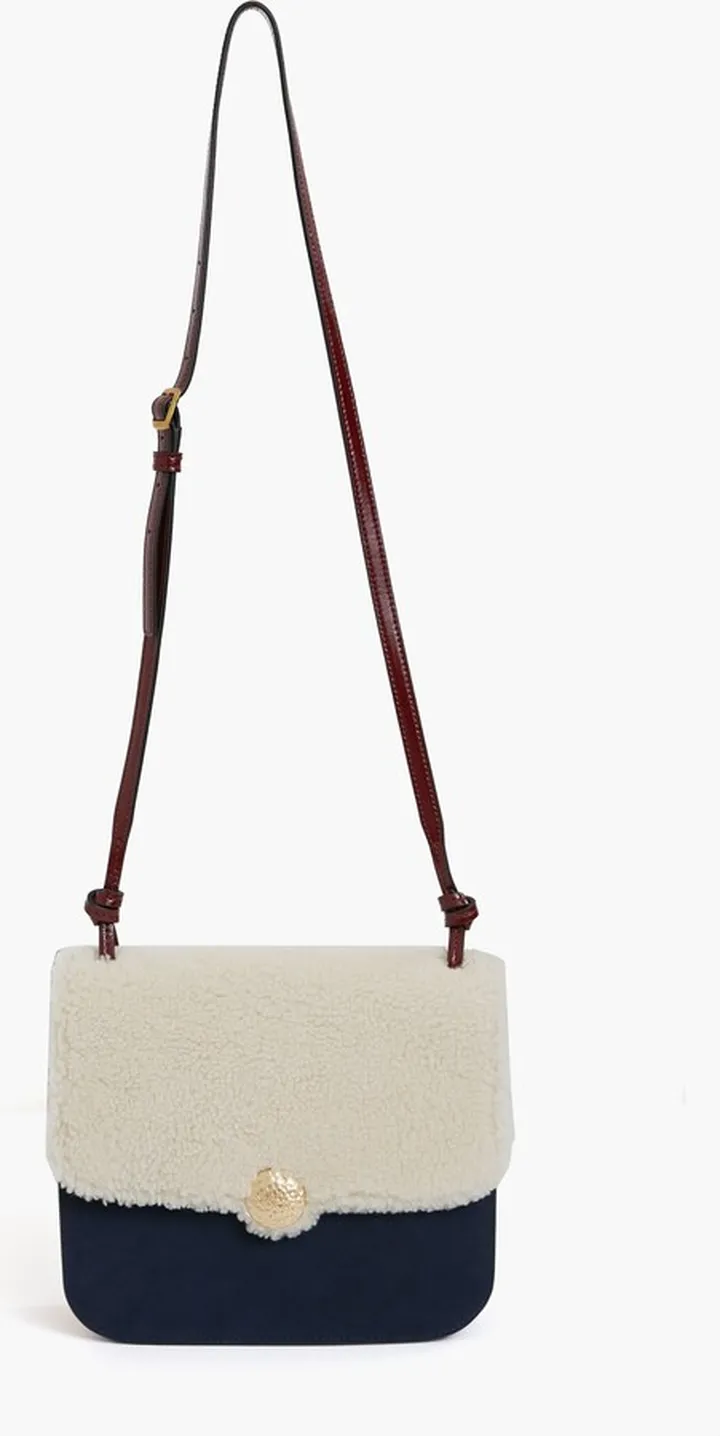 Tess Shearling Crossbody Bag