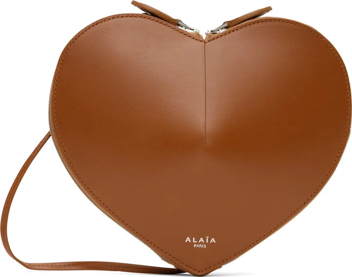 ALAÏA Tan 'Le Coeur' Bag