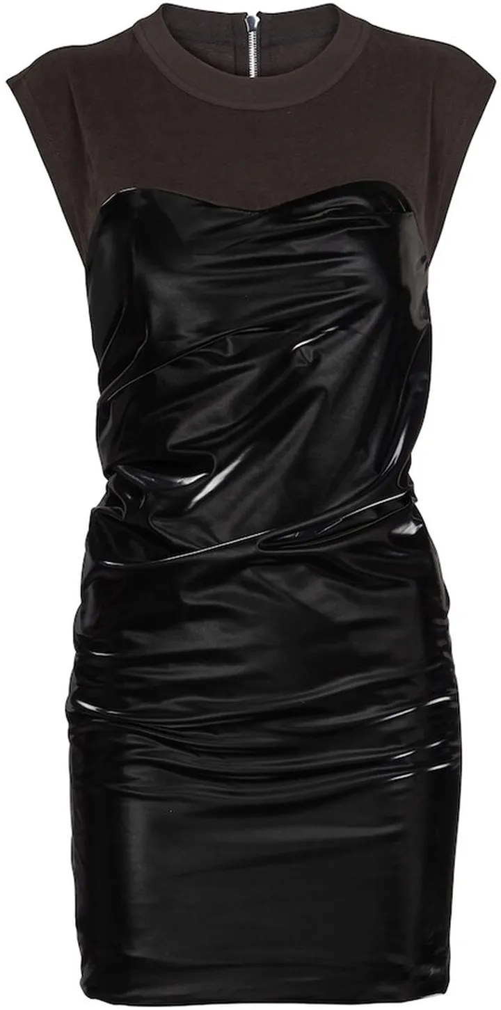 Isabella vinyl minidress