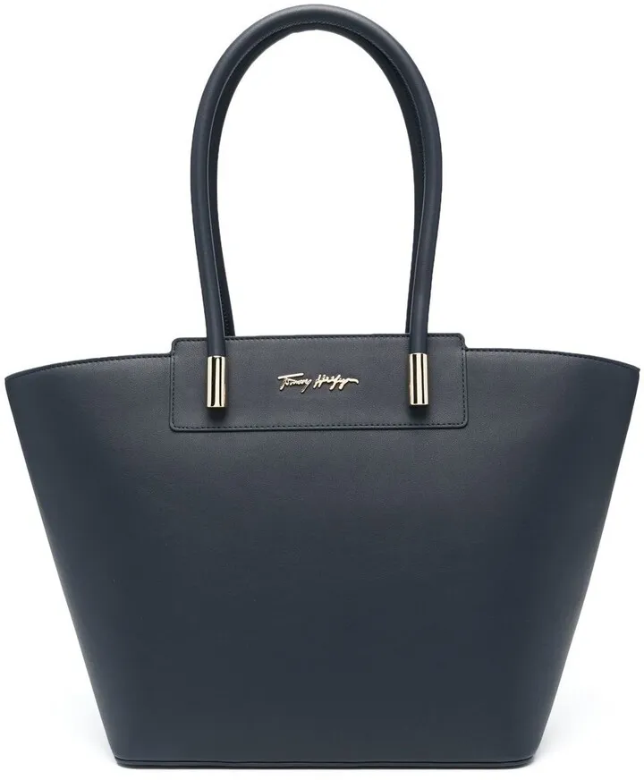 Logo-Plaque Tote Bag