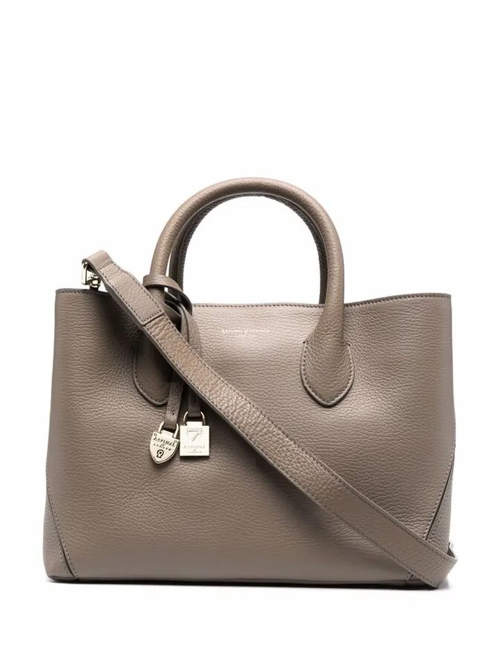 London leather tote