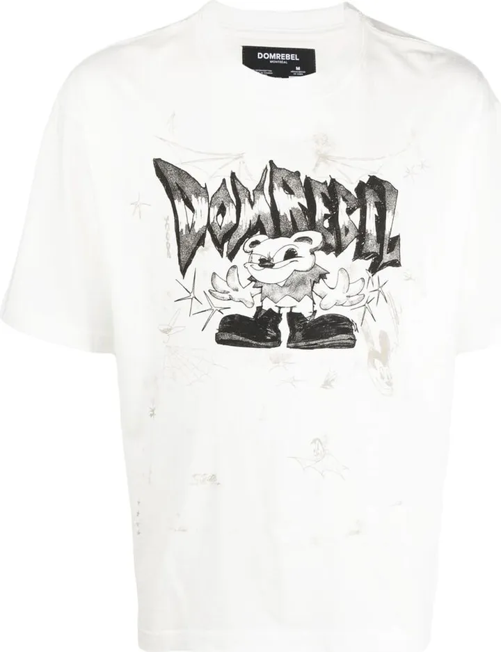 logo-print graphic T-shirt