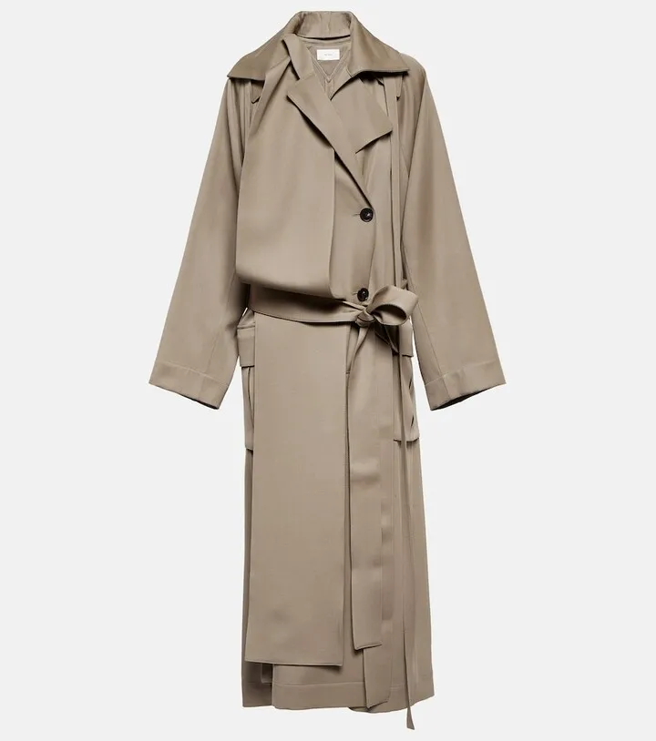 Adva virgin wool trench coat