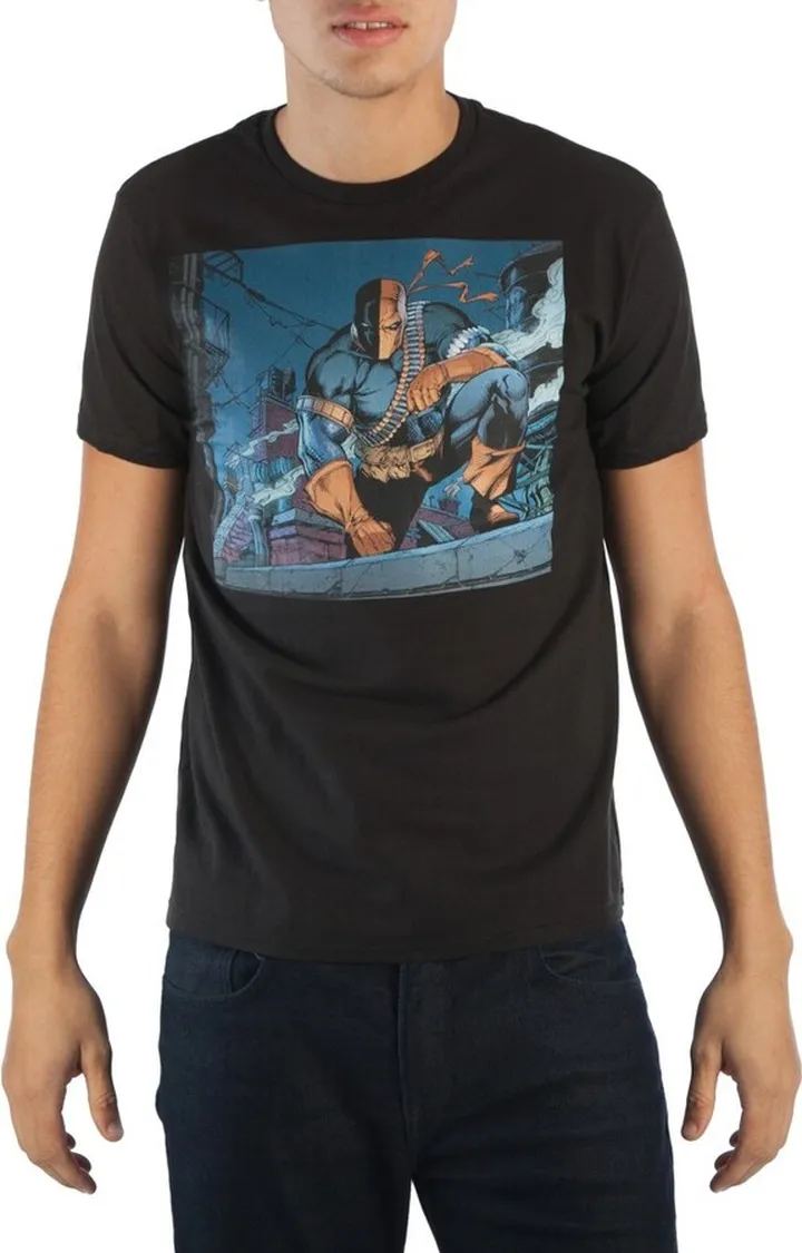 Batman Deathstroke Slade Wilson T-shirt Tee Shirt-Small