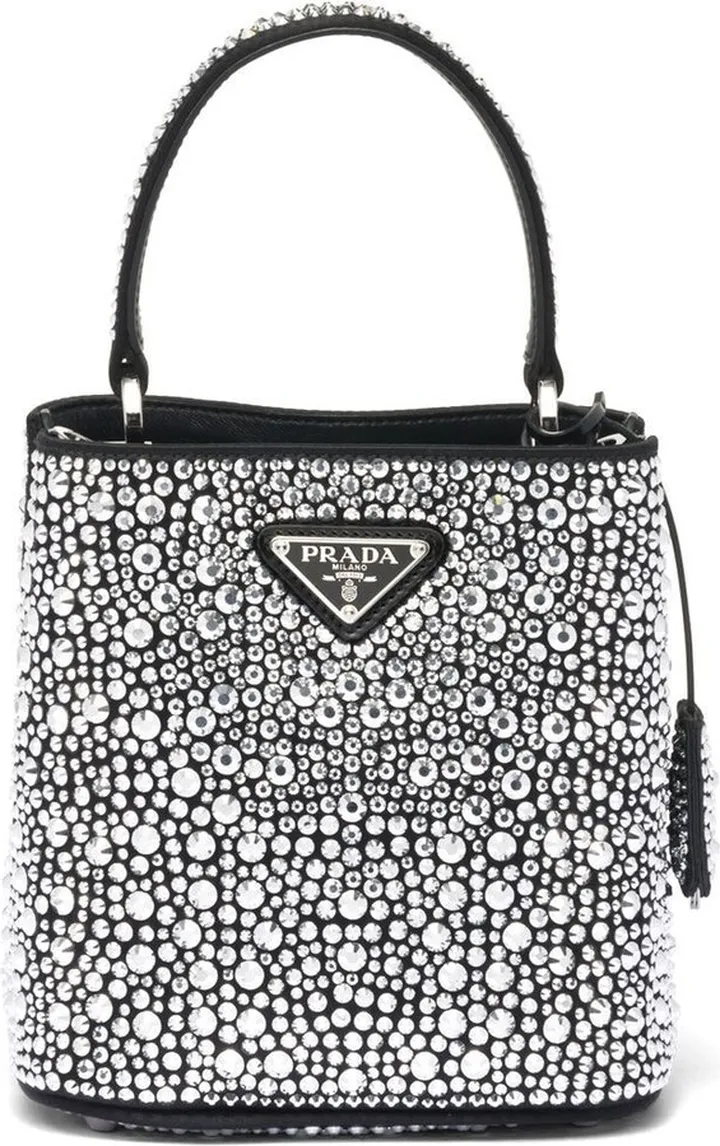 small Panier crystal-embellished tote bag