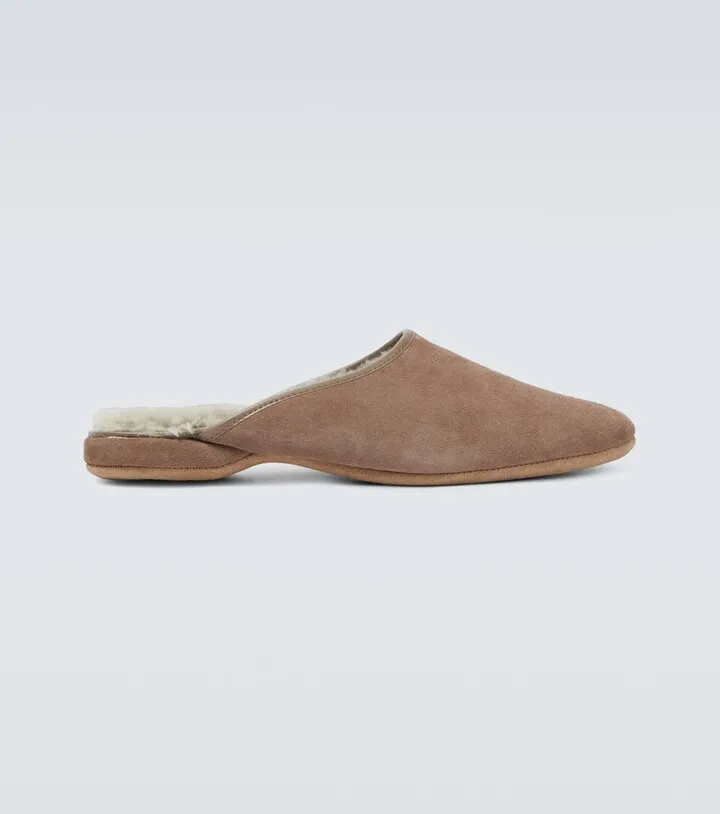 Crawford suede slippers