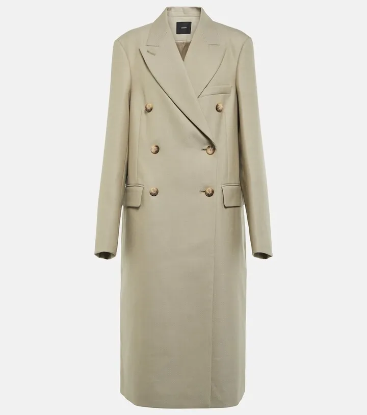 Cornwall wool-blend coat