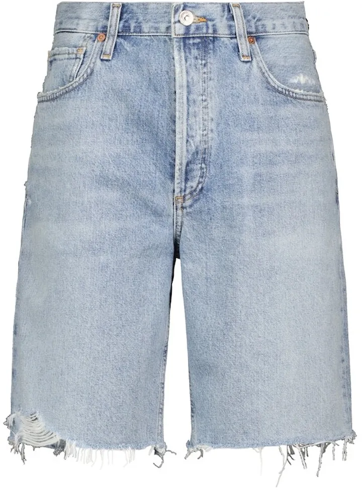 Ambrosio high-rise denim shorts
