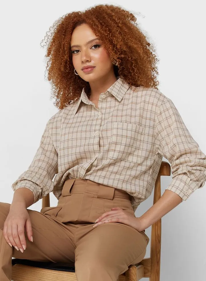 Plaid Oversized Shirt