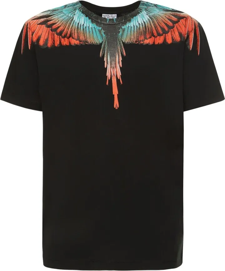 Icon Wings print cotton jersey t-shirt