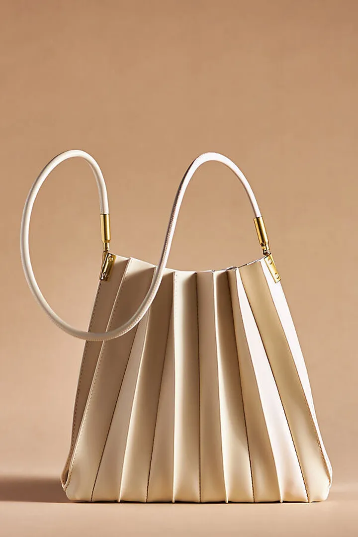 Melie Bianco Carrie Shoulder Bag White