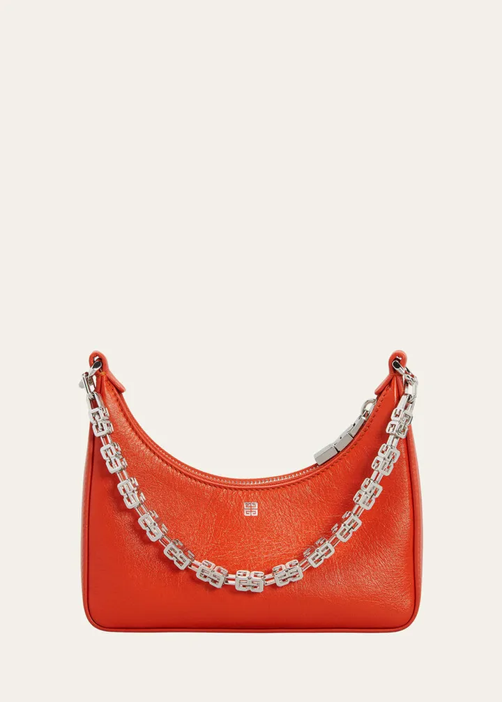 Mini Moon Cutout Shoulder Bag