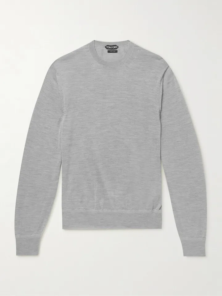 Cashmere and Silk-Blend Sweater