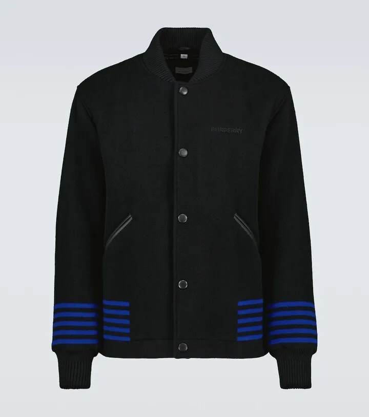 Wool blouson jacket