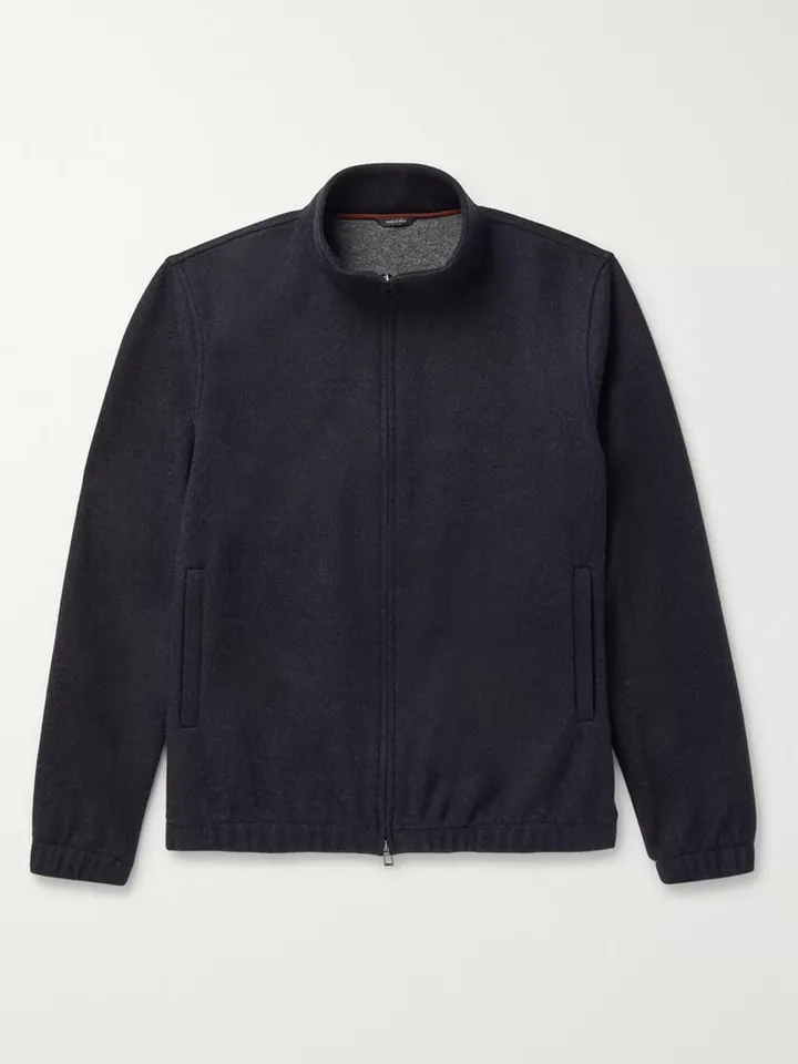 Cashmere Bomber Jacket