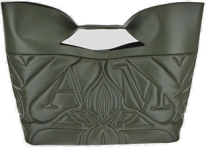Alexander McQueen Bow Embroidered Tote Bag