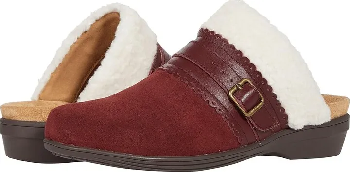Spenco Nottingham Clog . (Burgundy) Women's Shoes