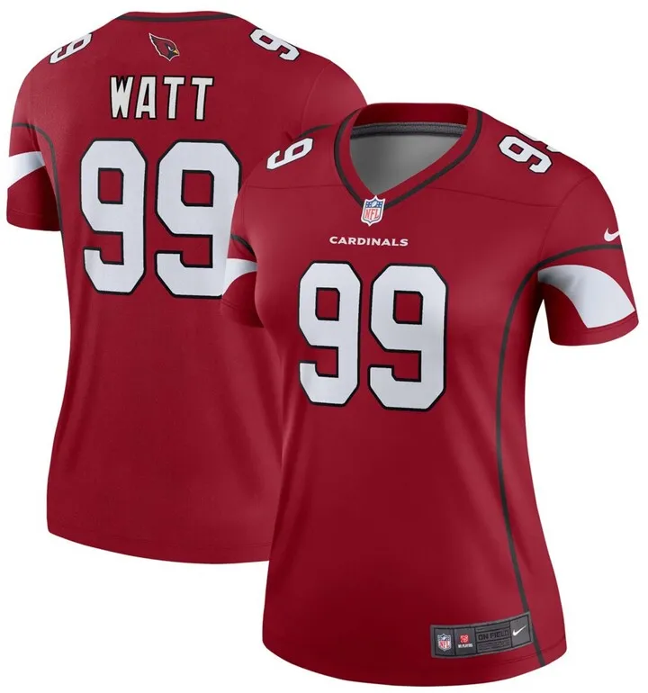 Women's J.j. Watt Cardinal Arizona Cardinals Legend Jersey