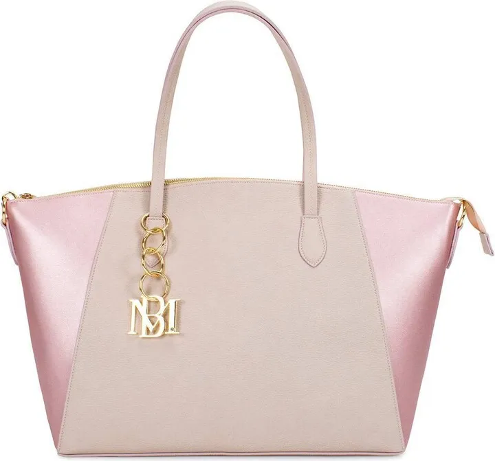 Badgley Mischka Caroline Travel Weekender Bag - Off-White