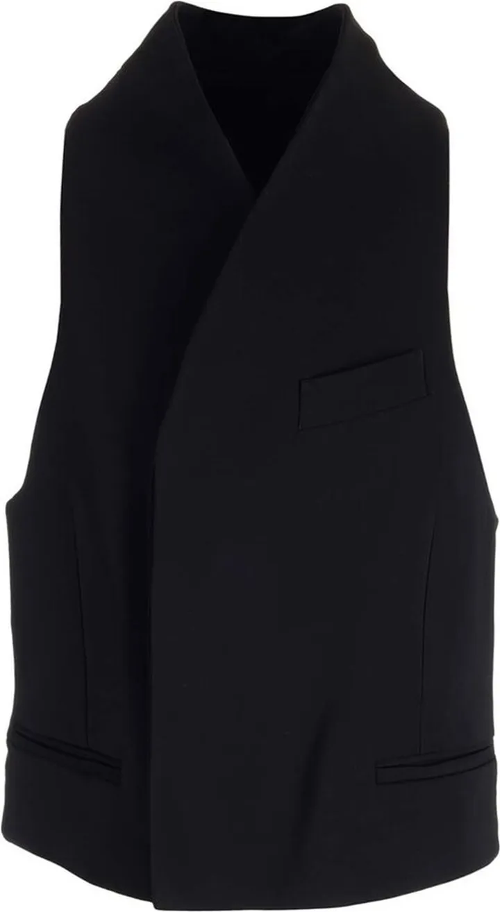 Salvatore Ferragamo Double-Breasted Sleeveless Waistcoat