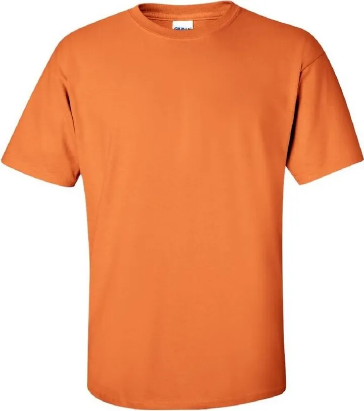 Gildan Gildan Mens Ultra Cotton Short Sleeve T-Shirt - Orange