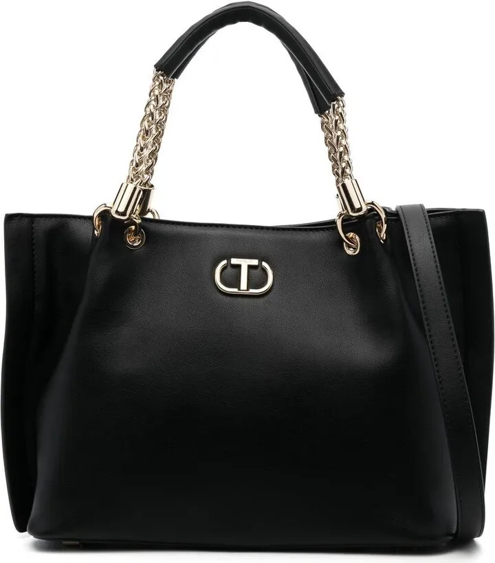 Logo-Plaque Tote Bag
