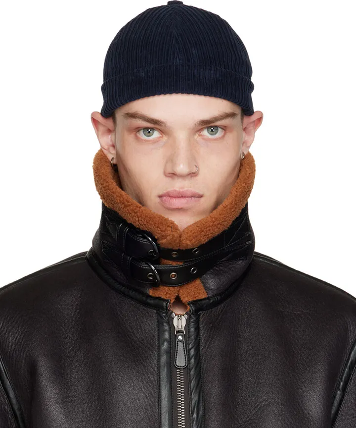 A.P.C. Navy Raph Docker Hat