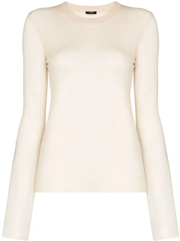 Long-Sleeved Knit Top