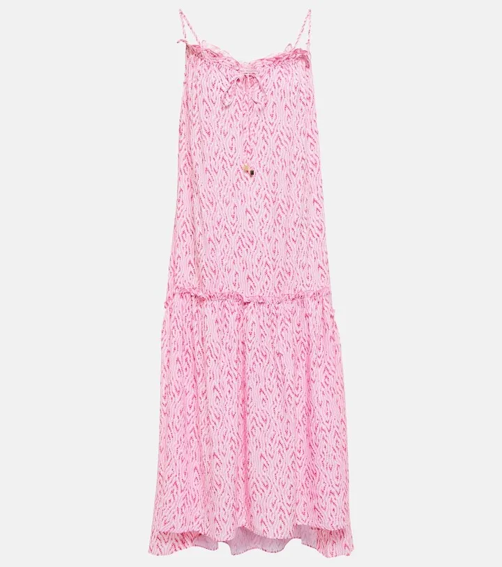 Printed midi dress