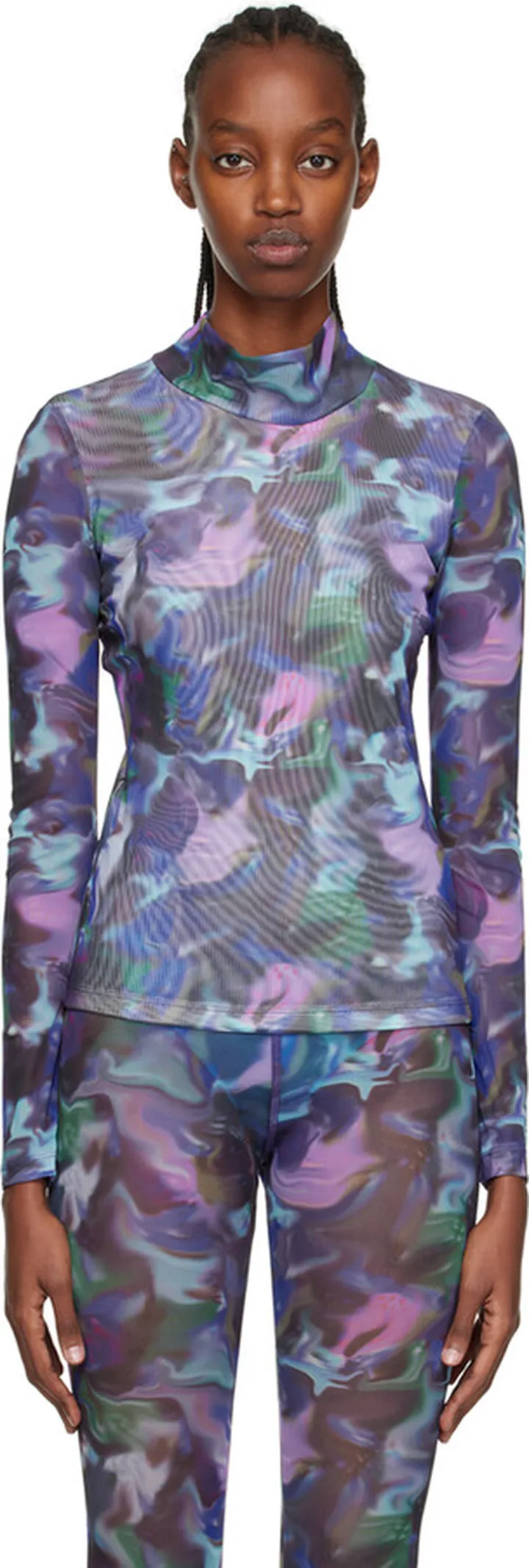 Henrik Vibskov Blue Print Turtleneck
