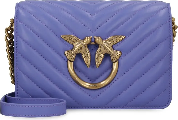 Love Click Mini Leather Mini Crossbody Bag