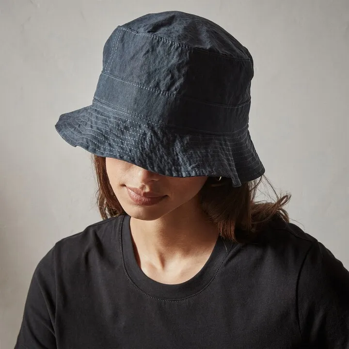 Cotton Metal Poplin Bucket Hat