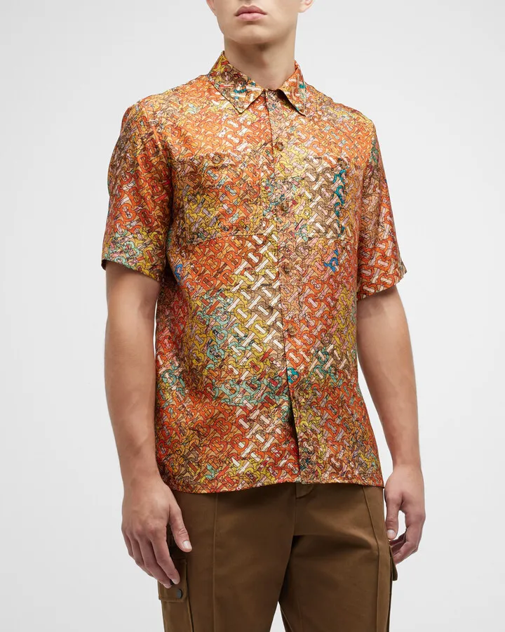 Men's Wallington TB Earth Silk Sport Shirt