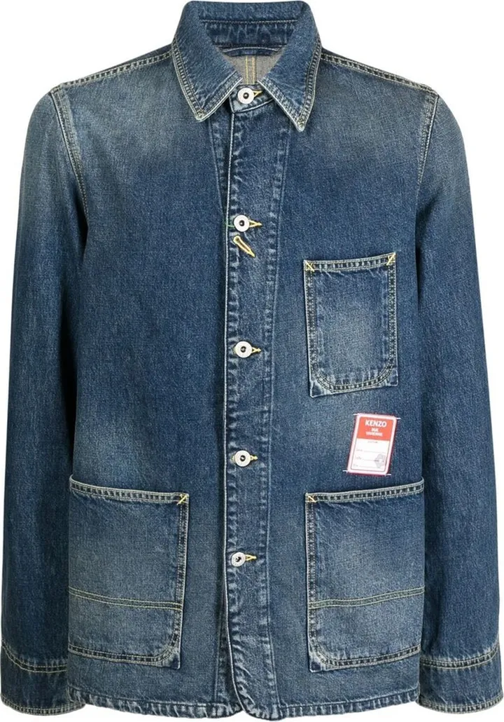 Logo-Patch Denim Jacket