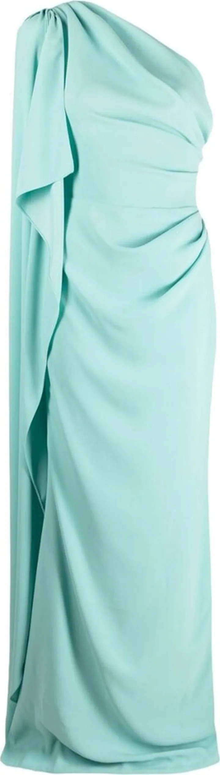 One-Shoulder Draped Gown