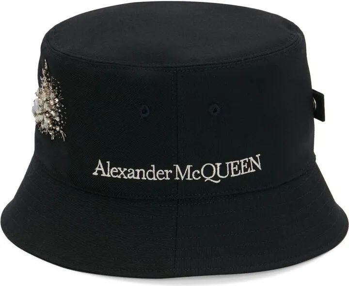 Astral crystal embellished bucket hat