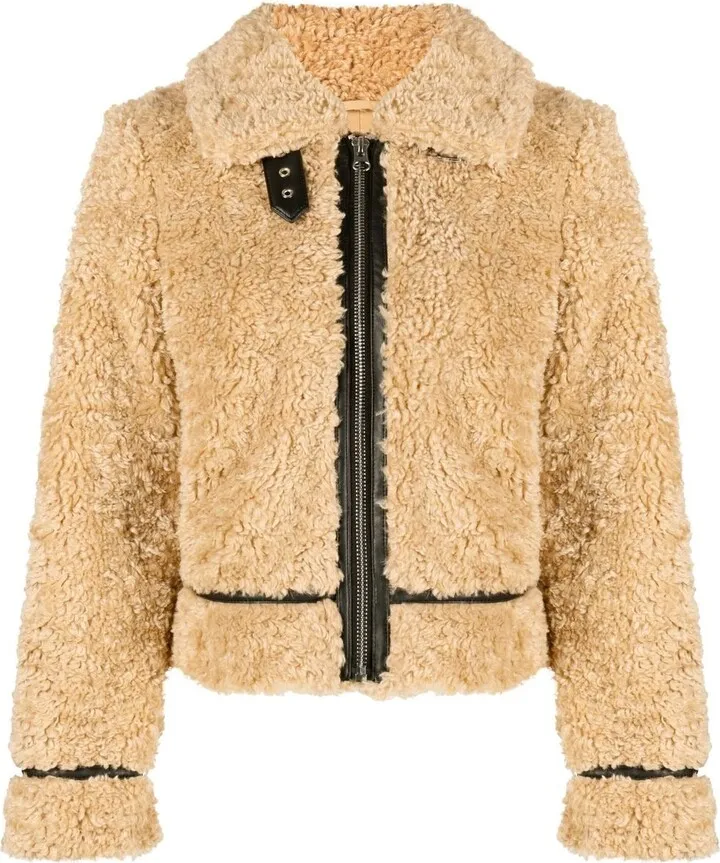 Audrey faux-shearling jacket