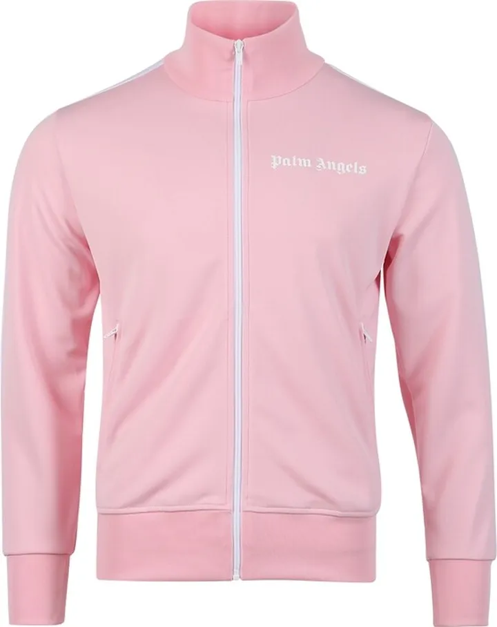 Classic Track Jacket Almond Blossom Pink And White