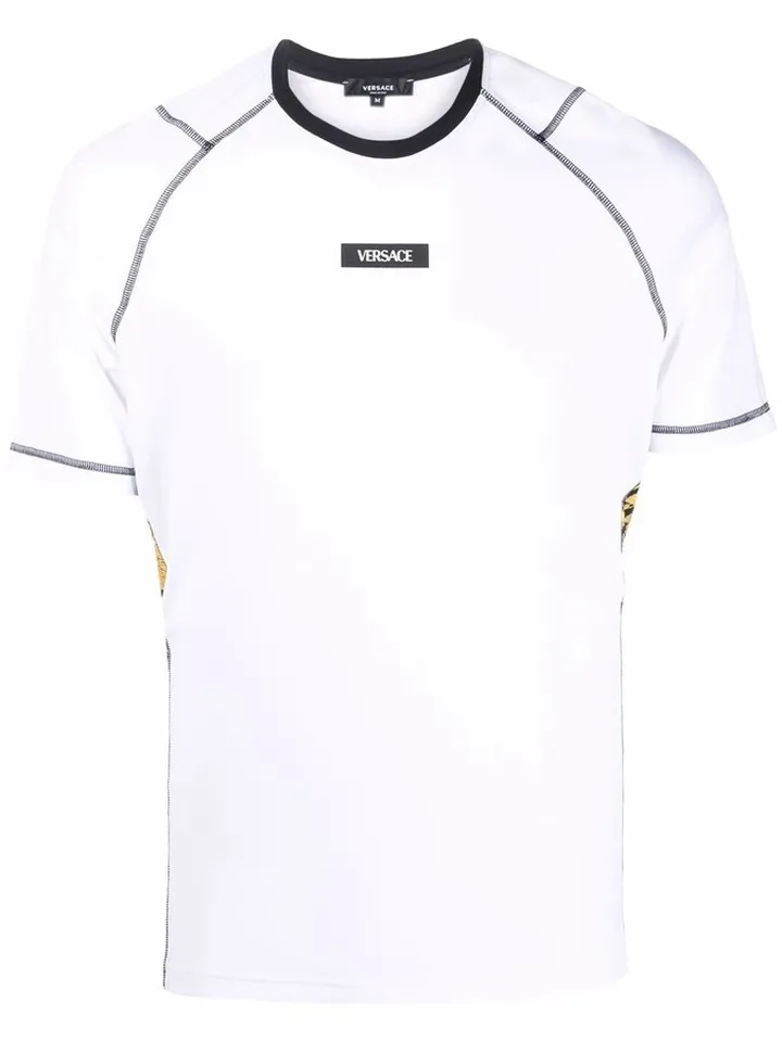 Barocco-panel logo T-shirt