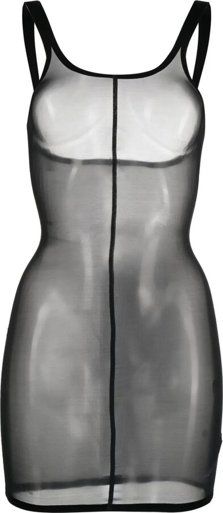 Black Tulle Forming Dress