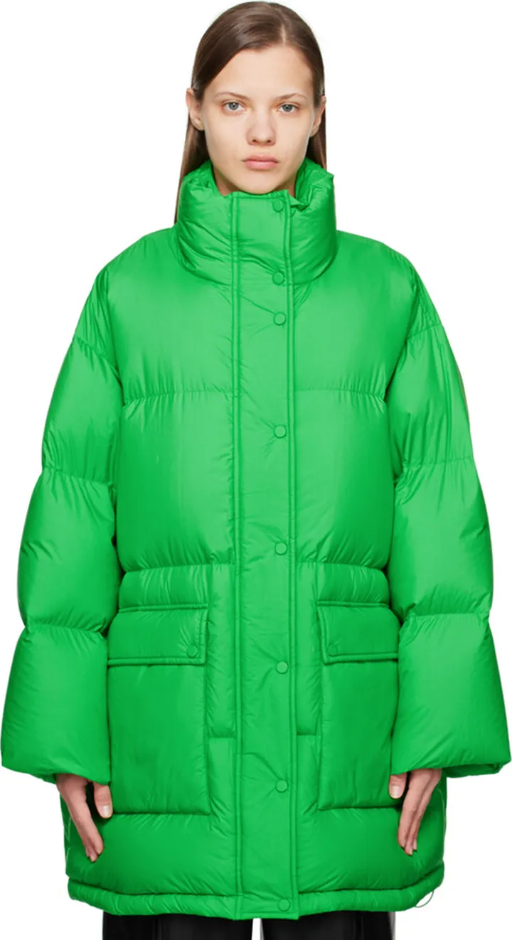 Stand Studio Green Edna Down Coat