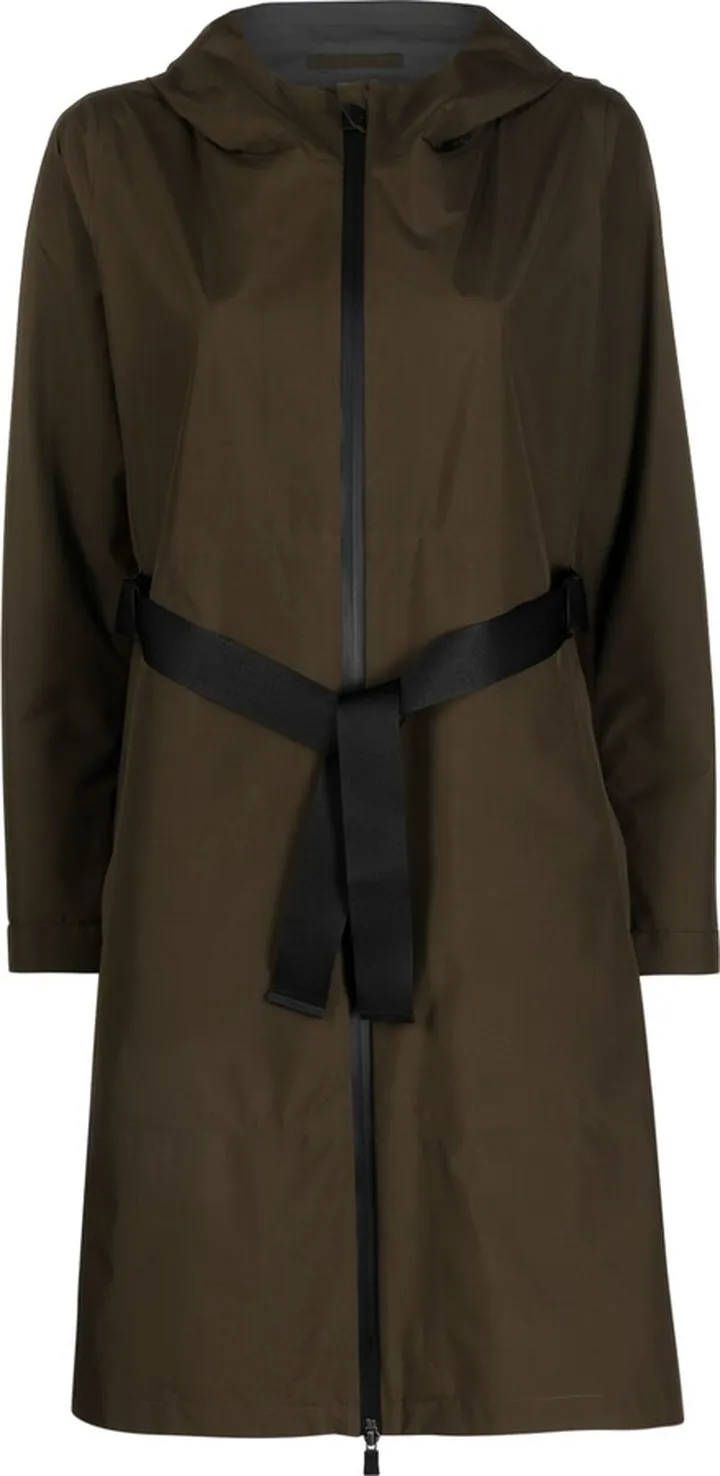 Hooded Belted Coat