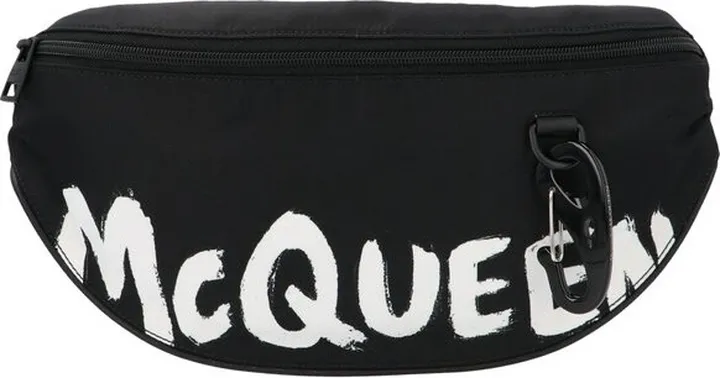Alexander McQueen Graffiti Logo Belt Bag