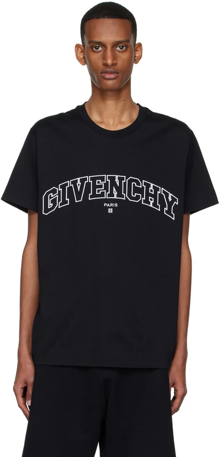 Givenchy Black Cotton T-Shirt